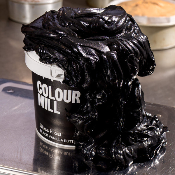 Gloss Frost Black Buttercream Colour Mill | 1L