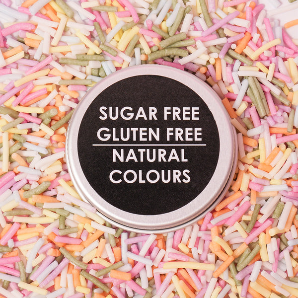 Natural Coloured  Sprinkles | Sugar & Gluten Free 60g