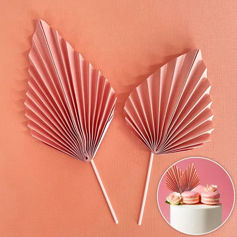 Deco Fan Toppers | Pink | 2pk