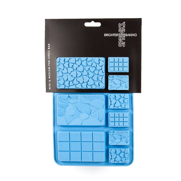 Mini & Medium Fun Chocolate Bar Mould