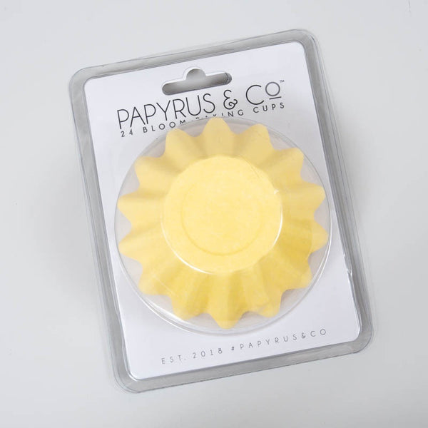 Bloom Baking Cups - Pastel Yellow 24pk